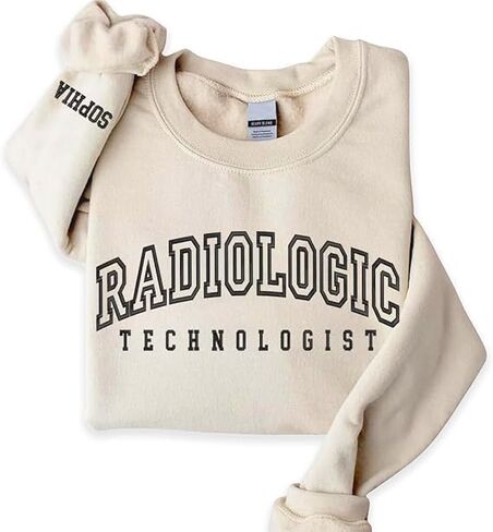 Personalized Embroidered Radiologic Technologist Sweatshirt – Custom RAD Tech Crewneck, XRAY Tech Sweater, Radiology Embroidered Shirts, Tech Appreciation Gifts, Unisex Sweatshirt for Women & Men in Saudi Arabia