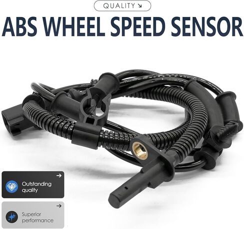 2PCS Rear Left and Right Abs Wheel Speed Sensor Compatible with Ford E-150 E-250 E-350 Super Duty E-450 BC2Z2C190A w/Stability Control 11 12 13 14 15 16 17 2011 2012 2013 2014 2015 2016 2017 in Saudi Arabia