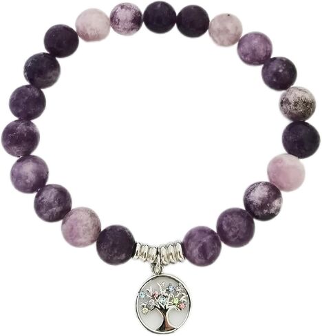 Gemstone Tree of Life Crystal Bracelets To My Grandma Teacher Bracelet, Beaded Bracelet for Women Inspirational Gifts, Grandmother Bracelet, Gifts For Grandma in Kuwait