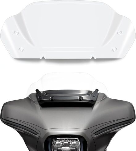 فاصل الرياح للزجاج الأمامي مقاس 8 بوصات يناسب Harley Davidson CVO Street Glide FLHXSE 2023-up، Street Glide FLHX 2024-up، 2025-up FLHXU، 2026-up FLHLT، FLHLTSE، FLHXL، FLHXLSE، FLHXSTSE in Kuwait