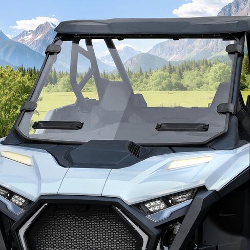 Front Clear Windshield for Polaris RZR PRO XP/R/S 2025+ Accessories, Lightly Hard Coated Scratch-resistant PC Front Windshield for 2025 Polaris RZR PRO XP4/R4/S4 in Saudi Arabia