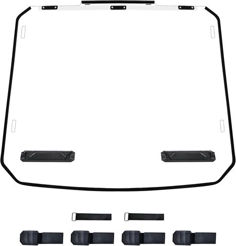 Front Clear Windshield for Polaris RZR PRO XP/R/S 2025+ Accessories, Lightly Hard Coated Scratch-resistant PC Front Windshield for 2025 Polaris RZR PRO XP4/R4/S4 in Saudi Arabia