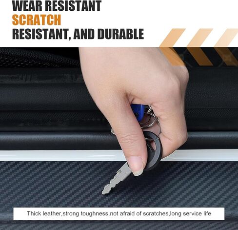 4 PCS Car Door Sill Protector, Anti-Scratch PVC Sill Protection Sticker, Anti-Impact Scuff-Resistant Auto Threshold Cover Strips, Universal for Most Cars, SUV, Truck (Black) in Saudi Arabia