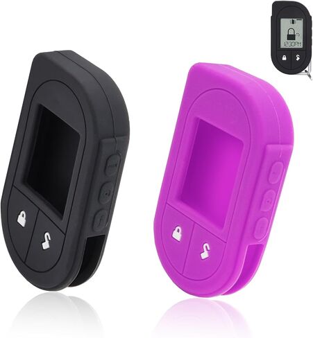 Remote Case for Viper Remote Start Soft Silicone Protective Cover Key Fob Case Shell with Button for Viper 2 Way # 5706 4706 7756V 7351V 7752V (2 Pcs) in Saudi Arabia