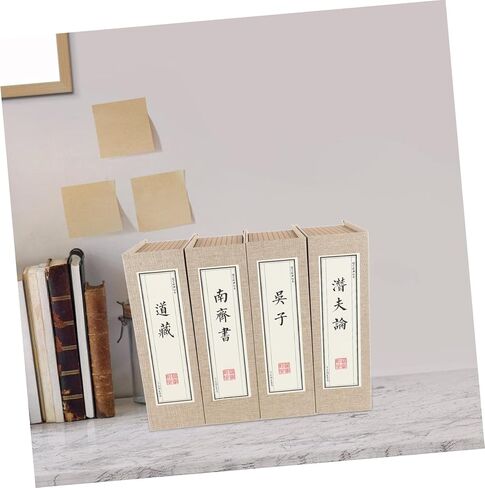 Zerodeko كتاب ديكور لطاولة القهوة محاكاة كتاب زخرفة الكتب وهمية نمط الرجعية المنزل ديسمبر in Kuwait