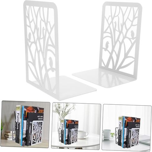 NUOBESTY 2pcs Cute Bookends for Shelves Multi-Function Book Organizer Book Supply in Saudi Arabia