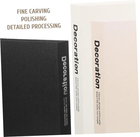 Zerodeko 3pcs Book Ornament Book Shelf Decor Aesthetic Fake Home Decor Display Prop Tabletop Ornament in Saudi Arabia
