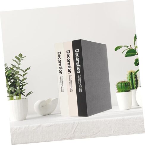 Zerodeko 3pcs Book Ornament Book Shelf Decor Aesthetic Fake Home Decor Display Prop Tabletop Ornament in Saudi Arabia