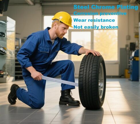 2 حزمة من ملاعق الإطارات مقاس 24 بوصة حديد، أداة تغيير الإطارات شديدة التحمل، شريط رافعات الإطارات، للسيارات والدراجات النارية والدراجات الترابية وملعقة إطارات جزازة العشب (18 بوصة) in Kuwait