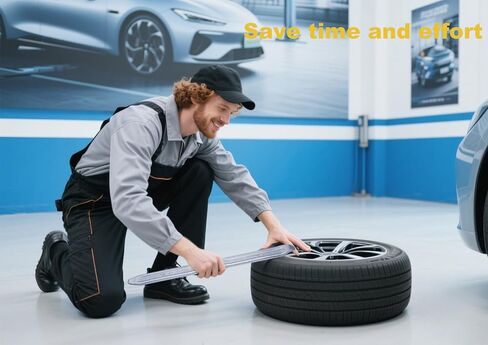 2 حزمة من ملاعق الإطارات مقاس 24 بوصة حديد، أداة تغيير الإطارات شديدة التحمل، شريط رافعات الإطارات، للسيارات والدراجات النارية والدراجات الترابية وملعقة إطارات جزازة العشب (18 بوصة) in Kuwait