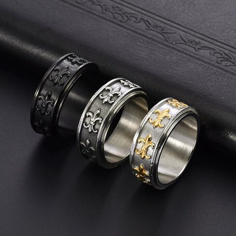 Personality Diamond Ornate Geometric 3D Band Ring,Pure Handmade Gear Spinning Diamond Starry Ring,For Women Men Teens,Diamond Ring with Moving Gears Mechanical Decompression Anxiety in Saudi Arabia