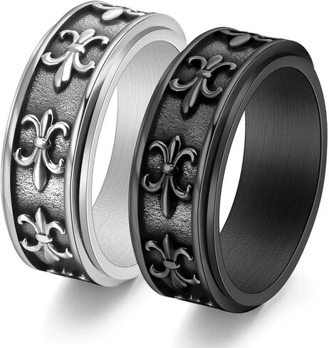 Personality Diamond Ornate Geometric 3D Band Ring,Pure Handmade Gear Spinning Diamond Starry Ring,For Women Men Teens,Diamond Ring with Moving Gears Mechanical Decompression Anxiety in Saudi Arabia