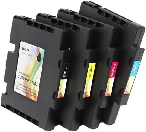 1Set Compatible with SG500 SG1000 Printer Supplies Sublimation Ink Cartridge with Chip for Part Number SG500 SG1000 with Chip(2Set) in Saudi Arabia