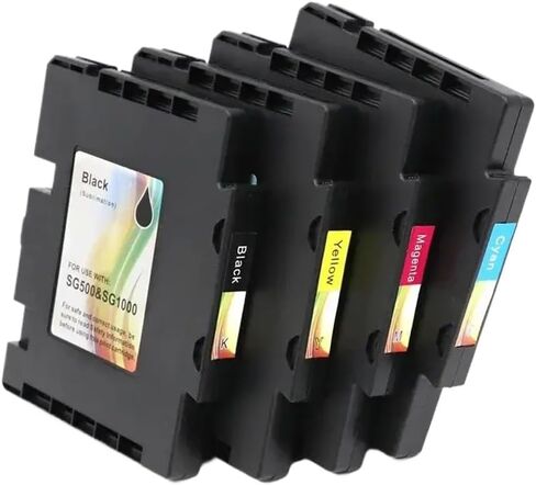 1Set Compatible with SG500 SG1000 Printer Supplies Sublimation Ink Cartridge with Chip for Part Number SG500 SG1000 with Chip(2Set) in Kuwait