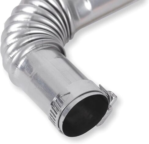2Pcs Diesel Heater Exhaust Pipe Tube 90 Degree Elbow with 4Pcs Clamps and Screwdriver,24mm Air Parking Heater Duct Connector Outlet Exhaust Extension Elbow,Diesel Heater Accessories Parts in Saudi Arabia