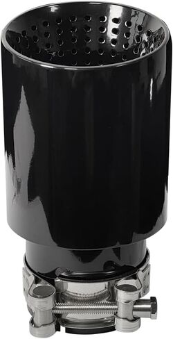 2.5 "مدخل العادم نصائح تناسب 62-63 مللي متر OD Tailpipe العادم الذيل الحلق أنابيب طرفية تعديل أجزاء أسود in Kuwait