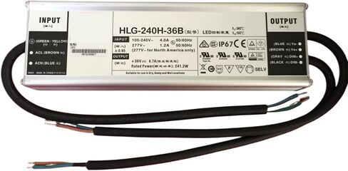 1pcs dimming LED Power Supply HLG-240H-12B HLG-240H-15B HLG-240H-20B HLG-240H-24B HLG-240H-30B HLG-240H-36B HLG-240H-42B(HLG-240H-48B) in Saudi Arabia