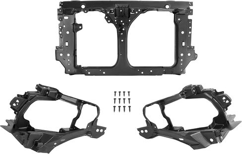 مجموعة دعم الرادياتير KUAFU متوافقة مع 2003-2007 Infiniti G35 Base X لاستبدال 62500AM600 IN1225104 الكهربائي البلاستيكي الصلب الأسود in Saudi Arabia