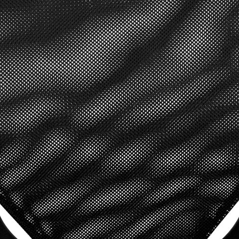 Flash Furniture Norris Mid-Back Mesh Tapered Back Swivel Task Office Chair with T-Arms, Ergonomic Padded Mesh Swivel Computer Chair, Black in Kuwait