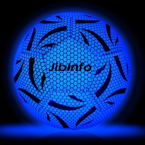Light Up Soccer Ball Size 4, Glow in The Dark Soccer Ball Luminous Soccer Balls for Day&Night Games and Training Gifts for Men Youth and Adult Night Games in Saudi Arabia