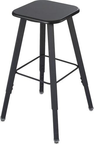 Safco Products 1205BL Alphabetter® Stool for Alphabetter Stand-Up Desk (Sold Separately), Black Frame, Black Seat Classroom and Home School Desk in Saudi Arabia