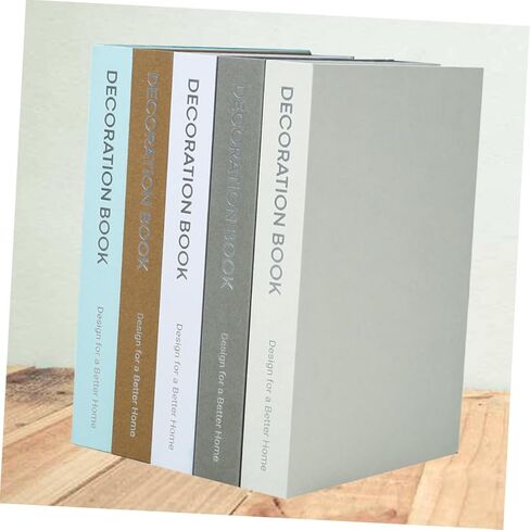Zerodeko 3pcs Trendy Decor Fake Book Stack Book Christmas Ornament Table Top Decor Christmas Decorations Light House Decorations for Home Retro Decor Book Figure Books Office Desk in Saudi Arabia