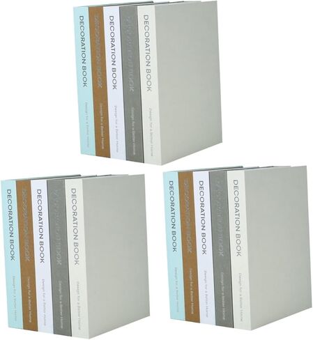 Zerodeko 3pcs ديكور عصري وهمية كتاب كومة كتاب عيد الميلاد زخرفة الجدول الأعلى ديكور عيد الميلاد زينة ضوء ديكورات المنزل للمنزل الرجعية ديكور كتاب الشكل كتب مكتب مكتب in Saudi Arabia