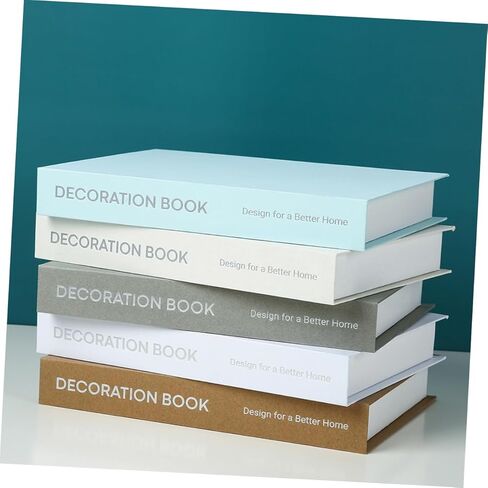 Zerodeko 3pcs ديكور عصري وهمية كتاب كومة كتاب عيد الميلاد زخرفة الجدول الأعلى ديكور عيد الميلاد زينة ضوء ديكورات المنزل للمنزل الرجعية ديكور كتاب الشكل كتب مكتب مكتب in Saudi Arabia