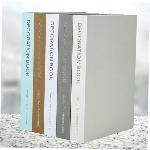 Zerodeko 3pcs ديكور عصري وهمية كتاب كومة كتاب عيد الميلاد زخرفة الجدول الأعلى ديكور عيد الميلاد زينة ضوء ديكورات المنزل للمنزل الرجعية ديكور كتاب الشكل كتب مكتب مكتب in Saudi Arabia