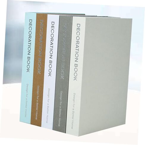 Zerodeko 3pcs ديكور عصري وهمية كتاب كومة كتاب عيد الميلاد زخرفة الجدول الأعلى ديكور عيد الميلاد زينة ضوء ديكورات المنزل للمنزل الرجعية ديكور كتاب الشكل كتب مكتب مكتب in Saudi Arabia