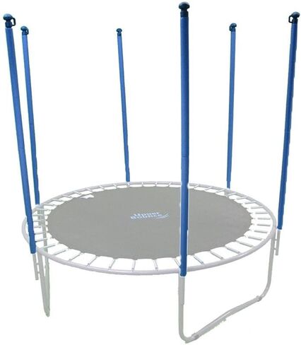 أعمدة حماية الترامبولين ذات الارتداد العلوي - أعمدة حماية الترامبولين مع الأجهزة - ملحقات الترامبولين الخارجية للأطفال والكبار (6 أعمدة مستقيمة) in Kuwait