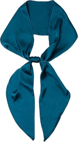 Long Neckerchief Solid Color Skinny Scarf for Women in Saudi Arabia