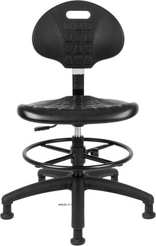 TAKE UR SEAT® مقعد كرسي مريح ESD في غرف الأبحاث، وإمالة لأسفل الظهر وتعديل عمق المقعد بقطر 18 بوصة. أرضية قابلة للتعديل، قاعدة عالية الدقة، تعديل الارتفاع من 18 بوصة إلى 26 بوصة (ارتفاع المقعد المتوسط، عجلات ذاتية الكسر) in Kuwait