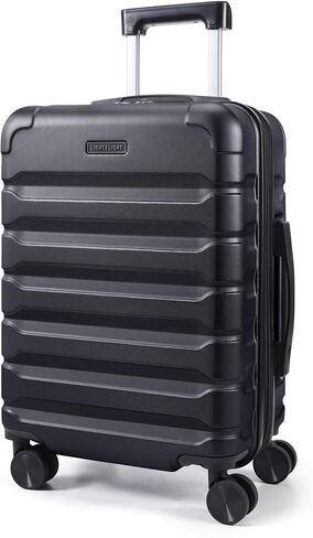 رحلة خفيفة تحمل على الأمتعة 22 × 14 × 9 معتمدة من شركة الطيران، حقائب حمل قابلة للتوسيع مع عجلات، أمتعة خفيفة الوزن، غلاف صلب متين 20 بوصة حقيبة بدلة متدحرجة للرجال والنساء للسفر، أزرق ملكي in Kuwait