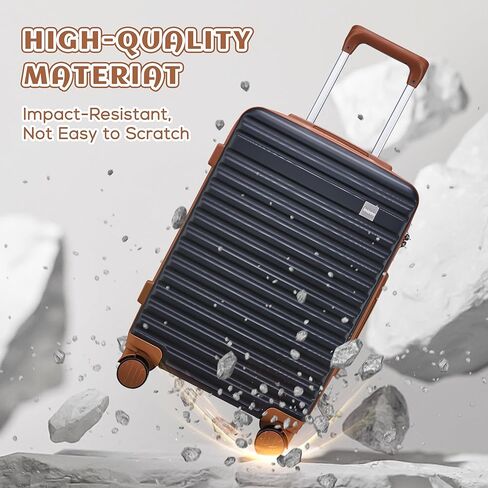 imiomo Carry on Luggage Sets,20 Inch Expandable Carry-on Suitcase with Spinner Wheels,Hard Shell Lightweight Rolling Travel Luggage with TSA Lock in Kuwait