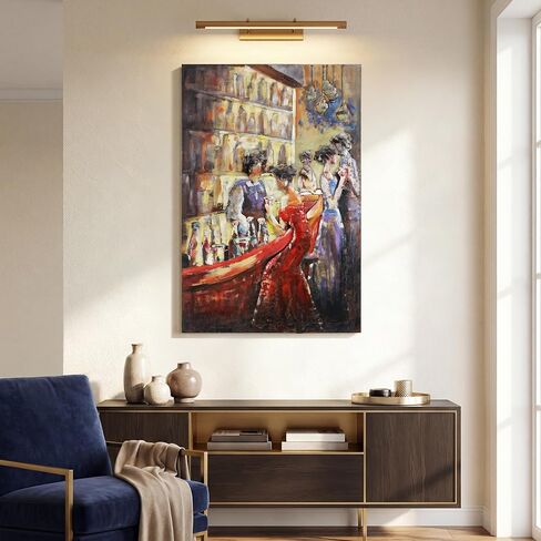 Empire Art Direct Tavern Mixed Media Iron Hand Painted Dimensional Wall Art Ready to Hang, 48" x 32" x 2.2" in Kuwait