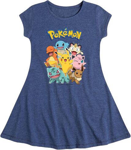 HYBRID APPAREL - Pokémon - Pokémon Characters - Youth Girls Fit and Flare Dress in Saudi Arabia