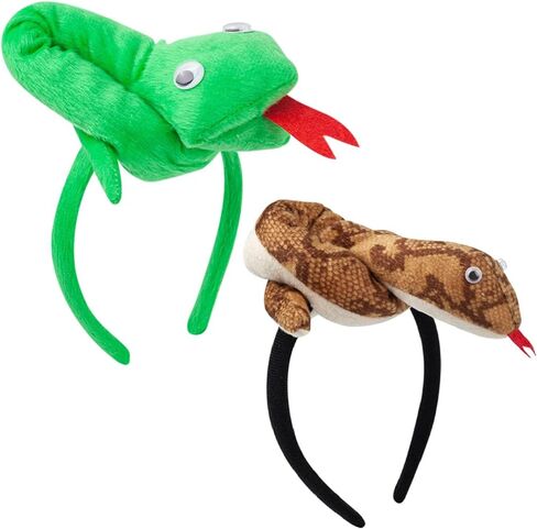 Kirei Sui 2-Piece Snake Headband Cute, Soft & Comfortable for Halloween Christmas Theme Party Accessories Costume in Saudi Arabia
