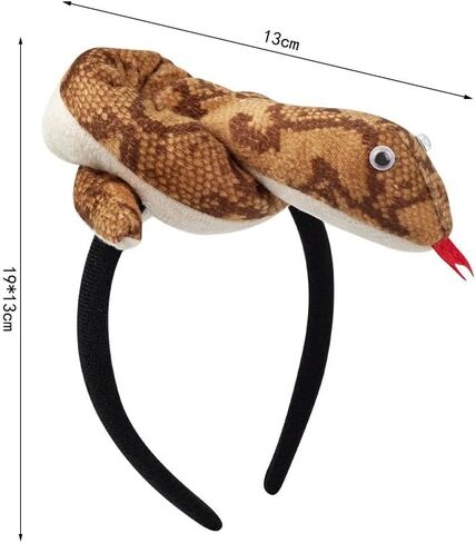 Kirei Sui 2-Piece Snake Headband Cute, Soft & Comfortable for Halloween Christmas Theme Party Accessories Costume in Saudi Arabia