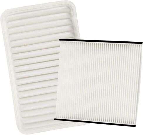 17801-0H010 87139-32010 مجموعة فلتر هواء مقصورة المحرك بديل لتويوتا كامري 4cyl 6cyl 2002-2006 سيينا سولارا 2004-2010 لكزس ES300 ES330 RX330 RX350 استبدال AF5432 C35479 in Kuwait