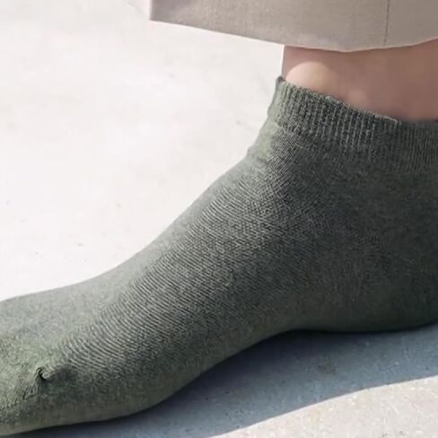6 Pairs Mens Ankle Socks Low Cut Thin Sock Lightweight Soft Socks in Saudi Arabia