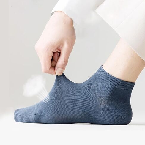 6 Pairs Mens Ankle Socks Low Cut Thin Sock Lightweight Soft Socks in Saudi Arabia