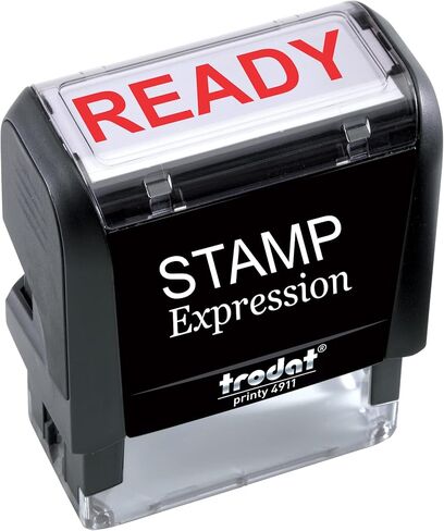 StampExpression - Ready Office Self Inking Rubber Stamp - Red Ink (A-5366) in Saudi Arabia