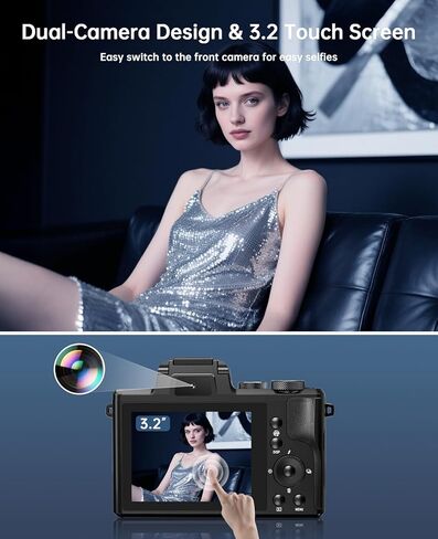 حافظة كاميرا صلبة مدمجة متوافقة مع KW55/KW53/KW45/KW43، حقيبة تخزين واقية للسفر المحمولة، حقيبة حمل لطيفة خفيفة الوزن للكاميرات الرقمية الصغيرة in Kuwait