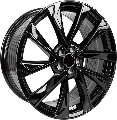 New 18 x 8 Inch Black Aluminium Alloy Wheels for the Toyota Corolla 2019 2020 2021 2022 2023 2024, 18 Inch Black Steel Direct Replacement Rims (1) in Kuwait
