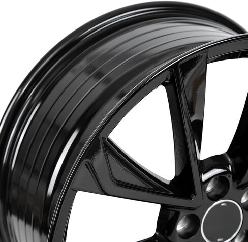 New 18 x 8 Inch Black Aluminium Alloy Wheels for the Toyota Corolla 2019 2020 2021 2022 2023 2024, 18 Inch Black Steel Direct Replacement Rims (1) in Kuwait