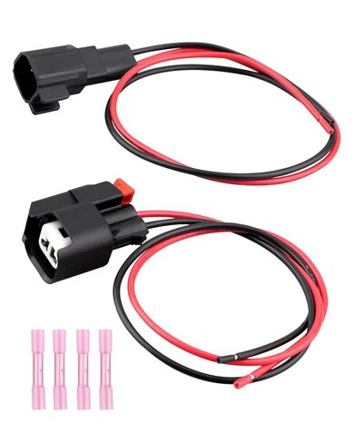 2 Pin ABS Wheel Speed Sensor Connector Fit for Ram 2500 2011-2024, Replace 68457707AB in Kuwait