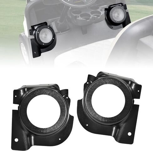 حاويات مكبر الصوت لـ E-Z-Go RXV 2008+، حامل مكبر الصوت الأمامي أسفل لوحة القيادة لملحقات EZGo RXV (قطعتان، تدعم مكبرات الصوت 6.5 بوصة) in Saudi Arabia