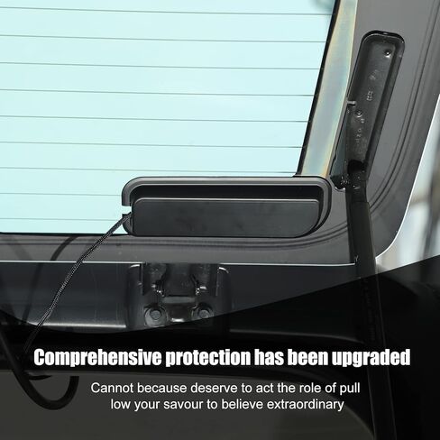 JWWY JL Wrangler Rear Windshield Harness Protective Cover for 2018-2022 Jeep Wrangler JL JLU & Gladiator JT Accessories Black 2pcs in Saudi Arabia