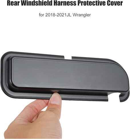 JWWY JL Wrangler Rear Windshield Harness Protective Cover for 2018-2022 Jeep Wrangler JL JLU & Gladiator JT Accessories Black 2pcs in Saudi Arabia